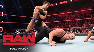 FULL MATCH  Chad Gable vs Baron Corbin – King of the Ring Final Raw Sept 16 2019 [upl. by Leatri]