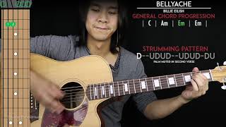 Bellyache Guitar Cover Acoustic  Billie Eilish 🎸 Tabs  Chords [upl. by Fred91]