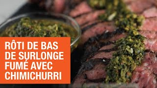 Rôti de bas de surlonge fumé au charbon de bois avec chimichurri  Home Depot Canada [upl. by Angelique497]