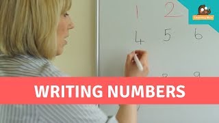 Writing Numbers from 110 for Kids  How to Write Numbers  Learning the English Numbers [upl. by Raeann]