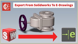 Export From Solidworks To eDrawings [upl. by Anecuza671]