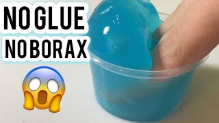 HOW TO MAKE SLIME WITHOUT GLUE WITHOUT BORAX NO GLUE  NO BORAX RECIPE EASY SLIME [upl. by Oiramad17]