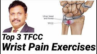 Top 3 TFCC Wrist Pain Exercises [upl. by Annadal]