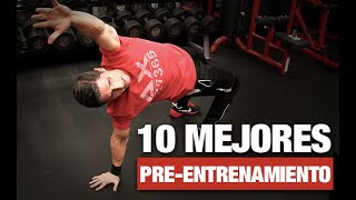 10 Mejores Ejercicios Movilidad  Flexibilidad PREENTRENAMIENTO [upl. by Nordek]