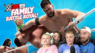 WWE 2k19 Family Battle Royal  KCity GAMING [upl. by Garin697]