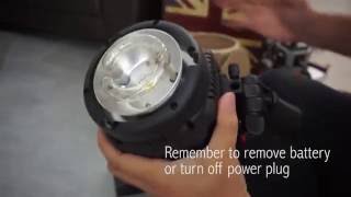 How to change a studio light flash tube [upl. by Certie]