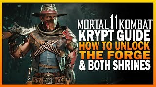 Mortal Kombat 11 Krypt Guide Part 1  How To Unlock The Forge amp Shrines [upl. by Mcfadden]