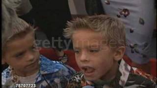 COLE AND DYLAN SPROUSE INTERVIEWS 19992000 [upl. by Nylahsoj]