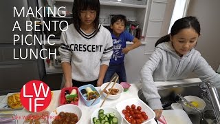 Making a Bento Picnic Lunch in Japan [upl. by Seagraves]