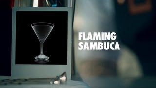 FLAMING SAMBUCA DRINK RECIPE  HOW TO MIX [upl. by Windy]