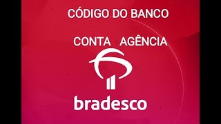 APP Bradesco  Como saber o número do BANCO CONTA e AGÊNCIA [upl. by Andros]