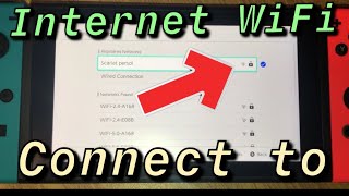 How to Connect your Nintendo Switch with Internet WiFi [upl. by Elletsirk]