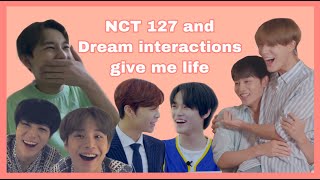 nct 127 and dream interactions that added ten years to my life [upl. by Nahallac]