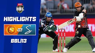 Perth Scorchers v Adelaide Strikers  BBL13 [upl. by Ahsekyw146]