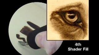 Pyrography Nibs Explained  Part 4 The Shading Tip [upl. by Brottman957]