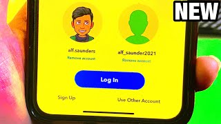 How To Have MULTIPLE SnapChat Accounts on ANY iPhone  Android EASY [upl. by Ecirtaed]