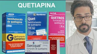 Tudo sobre a Quetiapina Quet Quetros Seroquel  Vantagens Riscos e Efeitos Colaterais [upl. by Ecnerrot]