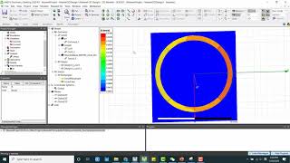 Magnetic flux density and permeability plot in ANSYS Maxwell [upl. by Mok]