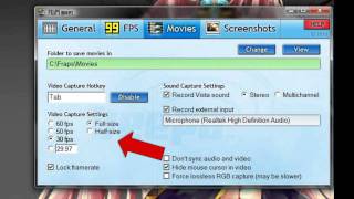 How To Use Fraps to Record Video [upl. by Atisusej]