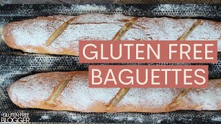 GLUTEN FREE BAGUETTES  Easy gluten free bread recipe [upl. by Arod552]