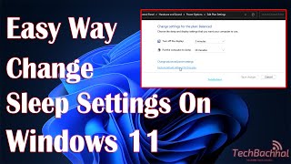 How to Set Screen Timer on Windows 11 Laptop  Sleep Settings [upl. by Lanrev]