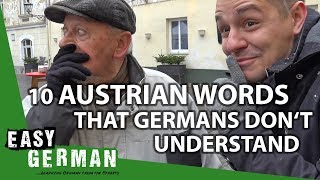 10 Austrian Words that Germans dont understand  Easy German 222 [upl. by Sherri]