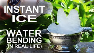 Instant Ice  Waterbending In Real Life [upl. by Ecaidnac857]