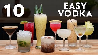 10 Best Vodka Cocktails Quick  Easy and Tasty [upl. by Sisto]