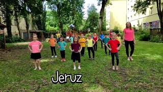 Jerusalema Dance Challenge  Kids dancing Jerusalema Poland Lodz Preschool [upl. by Yrohcaz]