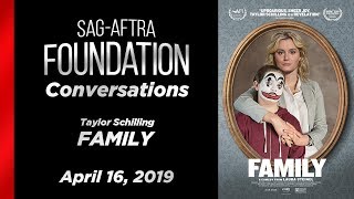 Conversations with Taylor Schilling of FAMILY [upl. by Marylinda]