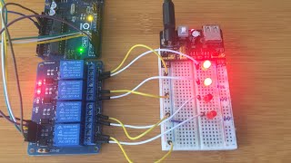 HOW TO INTERFACE 5V 4 CHANNEL RELAY MODULE WITH ARDUINO [upl. by Nahsor]