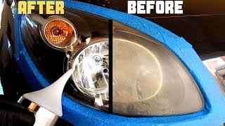 How To Restore Headlights PERMANENTLY  Headlight Atomizing Cup [upl. by Eibba]