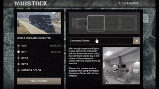 GTA 5 Gunrunning DLC Mobile Operations Center Purchase and Customization [upl. by Alaine]