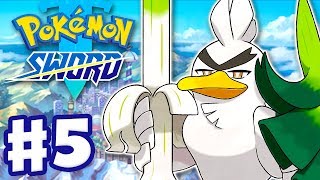 Galarian Farfetchd Evolves into Sirfetchd  Pokemon Sword and Shield  Gameplay Walkthrough Part 5 [upl. by Dott597]