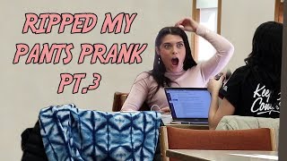 RIPPED MY PANTS PRANK Part 3 [upl. by Euginomod]