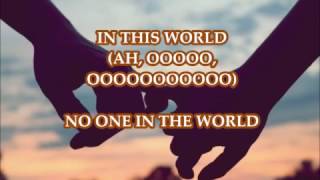 No One In The World  Anita Baker Lyrics [upl. by Dirgni]