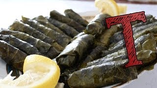 Turkish Stuffed Grape Leaves Recipe  How to make the Best Sarma [upl. by Mellisent]