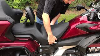 2018 Goldwing Seat Removal [upl. by Balac924]