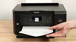 Epson WorkForce ET2750 Cleaning the Print Head [upl. by Ylrebmik353]