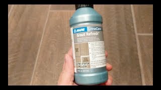 How to Use Grout Stain I Grout Renew I Grout Refresh [upl. by Bird968]