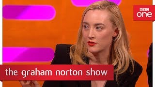 Saoirse Ronan tattooed Ed Sheeran  The Graham Norton Show  BBC [upl. by Ltsyrk]