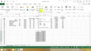 Excel Creating An Ogive [upl. by Nnawaj49]