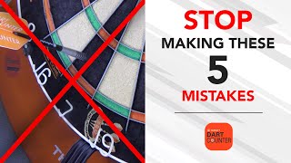 5 MOST COMMON MISTAKES MADE BY DARTS PLAYERS 🎯🚫 [upl. by Ahsikar552]