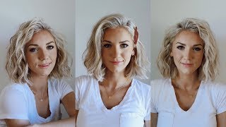 3 Ways to Curl SHORT Hair [upl. by Fridell]