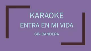 ENTRA EN MI VIDA KARAOKE EN PIANO [upl. by Maggi]