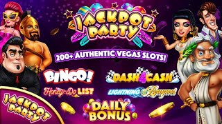 200 Authentic Vegas Slots amp MORE  Jackpot Party Casino [upl. by Mullins]