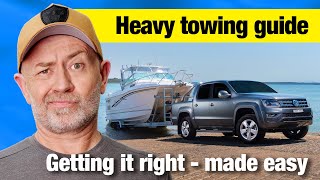 Complete guide to heavy towing GVM GCM amp ATM explained  Auto Expert John Cadogan [upl. by Norod]