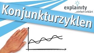 Konjunkturzyklen einfach erklärt explainity® Erklärvideo [upl. by Leonanie]