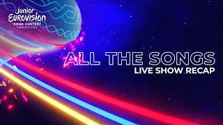 Official Recap  LIVE SHOW  Junior Eurovision Song Contest 2022 [upl. by Eelessej]