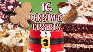 16 Christmas Desserts  Epic Recipe Compilation  Well Done [upl. by Kcirre]